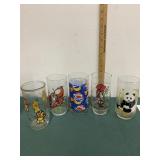 Vtg Character Glasses, Holly Hobie, fozzy and more Vtg Character Glasses, Holly Hobie, fozzy and more