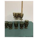 Vintage Anchor Hocking Fairfield Smoke Water Vintage Anchor Hocking Fairfield Smoke Water