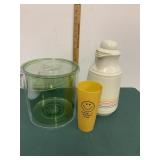 Miscellaneous Beverage Lot-Ice bucket, carafe Miscellaneous Beverage Lot-Ice bucket, carafe