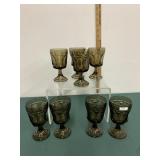 Vintage Anchor Hocking Fairfield Smoke Sm Goblet Vintage Anchor Hocking Fairfield Smoke Sm Goblet