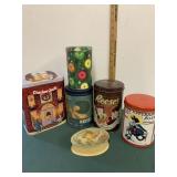 Vtg Advertising Tin Lot-Cracker Jack, hershey more Vtg Advertising Tin Lot-Cracker Jack, hershey more