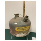 Vtg Metal Gas Can Some Wear on Paint Vtg Metal Gas Can Some Wear on Paint