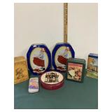 Vtg Advertising Tin Lot-Hershey, Snicker more Vtg Advertising Tin Lot-Hershey, Snicker more