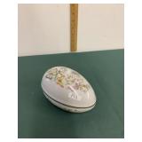 Avon Gold Trimmed Porcelain Egg from 1974 Avon Gold Trimmed Porcelain Egg from 1974