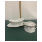 EMPRESS CHINA JAPAN FANTASY SUGAR AND GRAVY DISHES EMPRESS CHINA JAPAN FANTASY SUGAR AND GRAVY DISHES