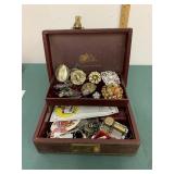 Vtg Jewelry Lot w/music box-as is Vtg Jewelry Lot w/music box-as is
