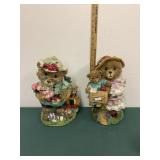 Molded Resin Bear Statue Lot Molded Resin Bear Statue Lot