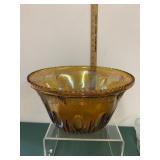Large Carnival Glass Punch Bowl Large Carnival Glass Punch Bowl