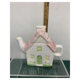 Vtg Bird House Tea Pot Vtg Bird House Tea Pot