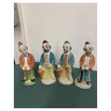 Vtg Ceramic Clown Figures Vtg Ceramic Clown Figures