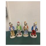 Vtg Ceramic Clown Figures Vtg Ceramic Clown Figures