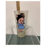 1973 Petunia Pig Pepsi glass-good color