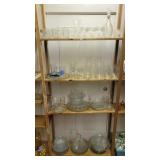 Cut Glass/Crystal Lot-Shelf Not Included