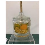 Vintage Anchor Hocking Storage Jar Counter Display
