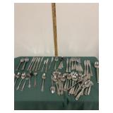 Miscellaneous Flatware/Different Patterns  62 pcs