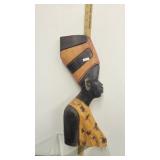 African Wall Art wooden hand carved
