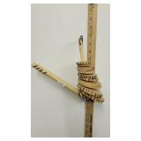 African style wooden Rakatak Wasamba rattle