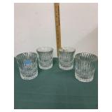 Fostoria Aspen Gold on the rocks glass lot
