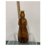1976 Aunt Jemima Syrup Bottle Glass Brown Bottle