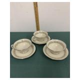 Lenox Springdale Cup and Saucer Lot