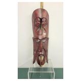 African art:tribal art, wooden carved African mask