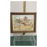 Colonial Days Picture Framed