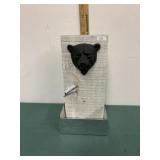 BEAR HEAD BOTTLE OPENER PLAQUE