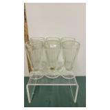 Vintage Soda Shop Ice Cream/Float Glasses