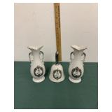 Porcelain Vase,Bell Lot 25th Anniversary Lefton