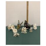 Porcelain Bird Figure Lot
