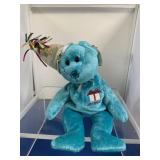 TY 2002 BIRTHDAY COLLECTION-DECEMBER BEAR