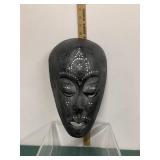 Hand Carved Wood Face Mask Wall Art Tribal Indonea