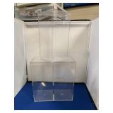 LOT 0F 3 ACRYLIC COLLECTOR CASES