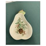 Lenox Williamsburg Boxwood and Pine Candy Dish