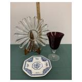 Miscellaneous Kitchen Lot-Stemware, plate more
