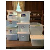 Large Lot of Totes-various sizes Large Lot of Totes-various sizes