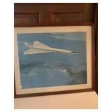 Boeing Model 2707-300 SST ((8.5'x11')) Framed Pri Boeing Model 2707-300 SST ((8.5'x11')) Framed Pri