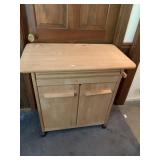 Small Kitchen Island/Microwave Cart on Wheels Small Kitchen Island/Microwave Cart on Wheels