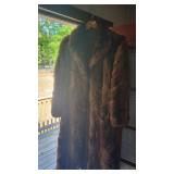 Ankle Length Mink? Coat-no tags found-flaw Ankle Length Mink? Coat-no tags found-flaw