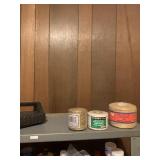 Shelf Lot-twine,spotlight, swiffer pads Shelf Lot-twine,spotlight, swiffer pads