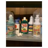 Cleaning supplies, car cleaner shelf lot Cleaning supplies, car cleaner shelf lot
