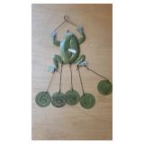 Metal frog wind chime Metal frog wind chime