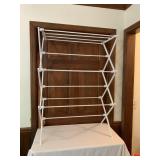 Commercial Drying Rack White Metal Collapsible Commercial Drying Rack White Metal Collapsible