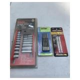 Tool Lot- Punch kit, sockets,saw blade Tool Lot- Punch kit, sockets,saw blade