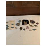 Vintage Pin and Badge Lot- Pan Am and more Vintage Pin and Badge Lot- Pan Am and more