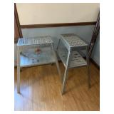 Set of Galvanized Tool Stands/Saw Horses Set of Galvanized Tool Stands/Saw Horses