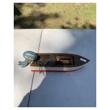 FLEET LINE SEA SPRAY TOY BOAT 1950s FLEET LINE SEA SPRAY TOY BOAT 1950s