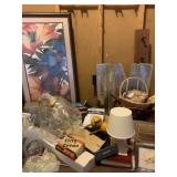 Large Table Deal-Picture, lamps, games, movies etc Large Table Deal-Picture, lamps, games, movies etc