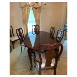 Vintage Cherry Dining Set w/leaf and captain chair Vintage Cherry Dining Set w/leaf and captain chair