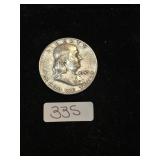 1953 Ben Franklin Half Dollar 90% Silver